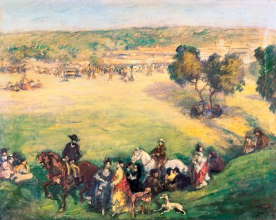 Łąka. Obraz Ricarda Canals i Llambi (1876-1931). Olej na płótnie. autorstwa Ricardo Canals y Llambi