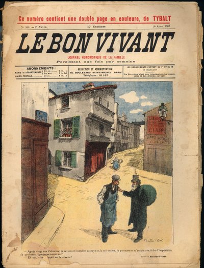 Okładka czasopisma „Le Bon Vivant”, nr 388, 20 kwietnia 1907 (papier drukowany) autorstwa Ricardo Flores
