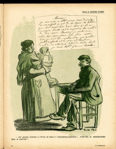 Talerz Maślany, nr. 366, w kolorze satyrycznym autorstwa Ricardo Flores