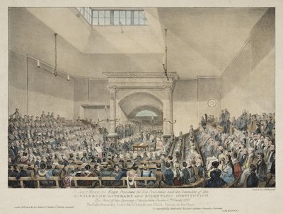 Otwarcie Lecture Theatre w Marylebone w Londynie autorstwa John Pardon