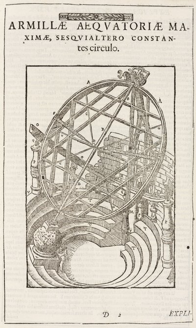 Koła równikowe Tycho Brahe, po 1580 autorstwa John Pardon