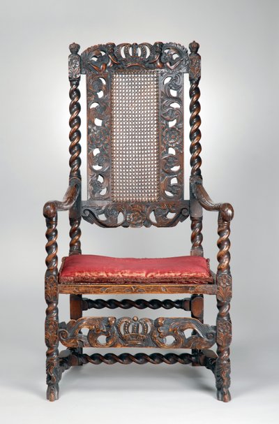 Fotel, ok.1680 (orzech) autorstwa Richard (attr. to) Price