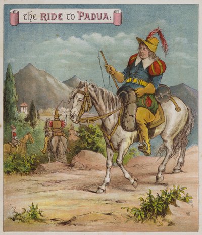 Ilustracja do Poskromienia złośnicy (chromolitho) autorstwa Richard Andre