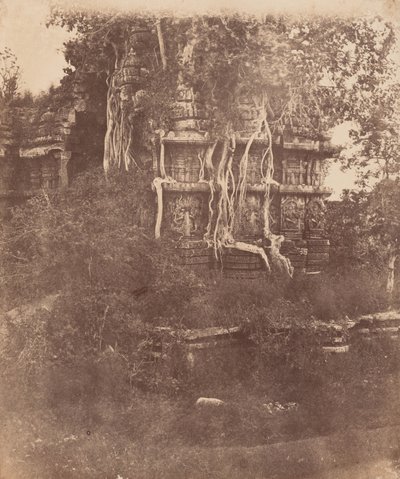 Świątynia w Hallibeed, Indie, 1856-1857 (zdjęcie) autorstwa Richard Banner Oakeley