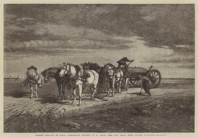 Ładowanie Sand-Pas de Calais, Groźna pogoda, z zeszłorocznej wystawy Akademii Królewskiej autorstwa Richard Beavis