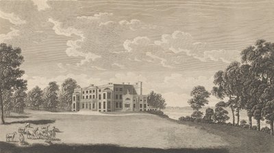 Belvidere House, niedaleko Erith, w hrabstwie Kent, z Edwarda Hasteda, The History a..., 1777-90. autorstwa Richard Bernard Godfrey