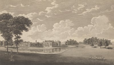 Bradbourn w hrabstwie Kent, z Edwarda Hasteda, The History and Topographical Su..., 1777-90. autorstwa Richard Bernard Godfrey