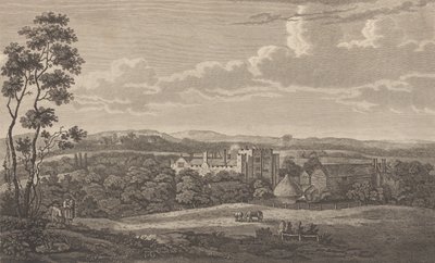 Zamek Hever w hrabstwie Kent, z Edwarda Hasteda, The History and Topographical..., 1777-90. autorstwa Richard Bernard Godfrey