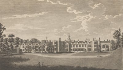Knole, niedaleko Sevenoke, w hrabstwie Kent, dawniej pałac należący do Archiep..., 1777-90. autorstwa Richard Bernard Godfrey