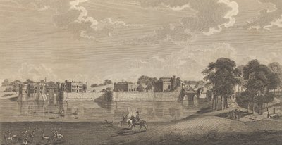 Zamek Leeds, w hrabstwie Kent, z książki Edwarda Hasteda, The History and..., 1777-90. autorstwa Richard Bernard Godfrey