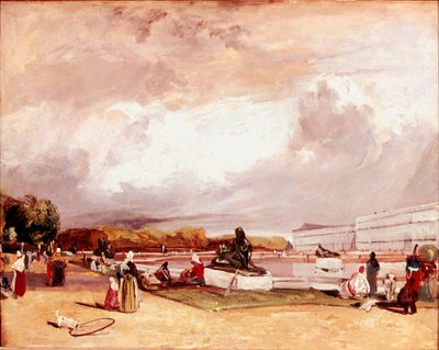 Parter wodny w Wersalu Obraz Richarda Parkesa Boningtona (1802-1828) Wymiary 42x52 cm Paryż, Luwr autorstwa Richard Bonington