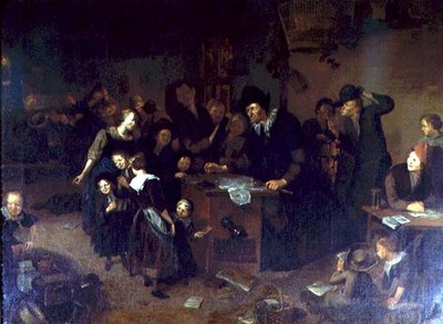 Wnętrze szkoły autorstwa Richard Brakenburg
