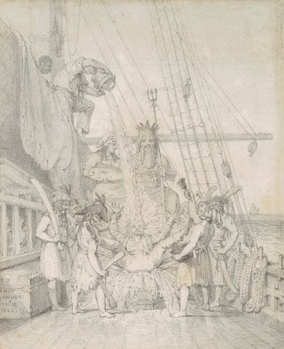 Przekraczanie zwrotnika, 15 października 1826 r autorstwa Richard Bridgens