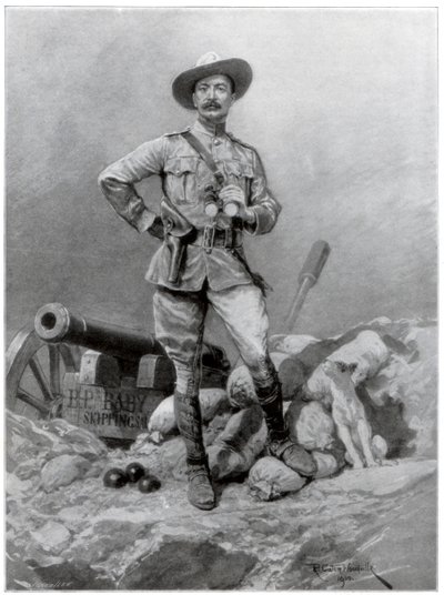 Generał dywizji Robert Baden Powell 1857-1941, 1900. autorstwa Richard Caton II Woodville