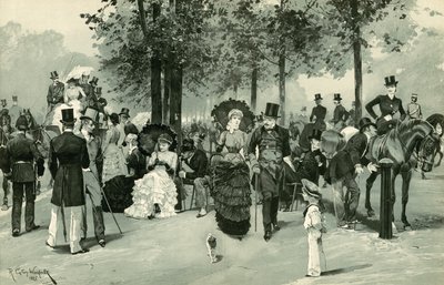 W rzędzie, Hyde Park autorstwa Richard Caton Woodville