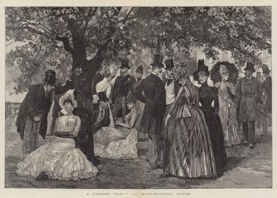Przyjęcie ogrodowe w Marlborough House autorstwa Richard Caton Woodville junior