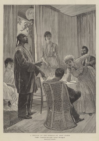 Phyllis of the Sierras — Bret Harte autorstwa Richard Caton Woodville junior