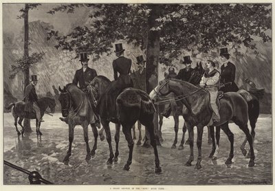 Ostry prysznic w rzędzie, Hyde Park autorstwa Richard Caton Woodville junior