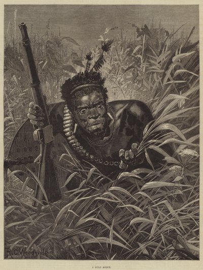 Zuluski zwiadowca autorstwa Richard Caton Woodville junior