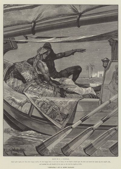 Kleopatra — H Rider Haggard autorstwa Richard Caton Woodville junior