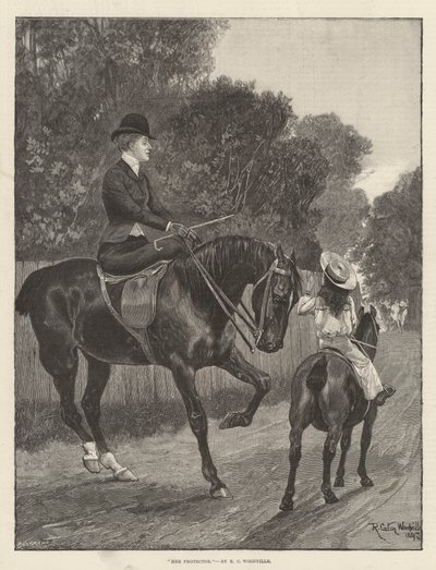 Jej obrońca autorstwa Richard Caton Woodville junior