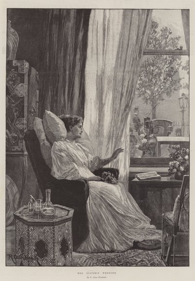 Ślub jej siostry autorstwa Richard Caton Woodville junior