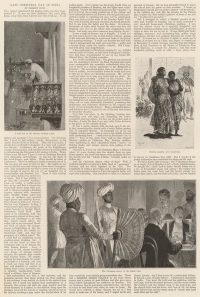 Ostatnie Boże Narodzenie w Indiach autorstwa Richard Caton Woodville junior