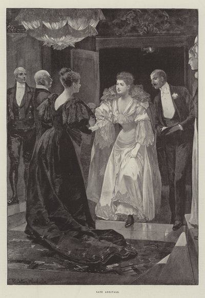 Późne przyjazdy autorstwa Richard Caton Woodville junior