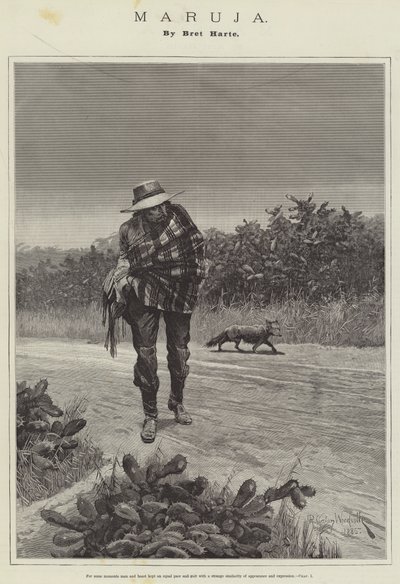 Maruja, by Bret Harte autorstwa Richard Caton Woodville junior