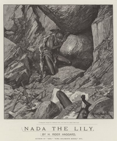 Lilia Nada — H Rider Haggard autorstwa Richard Caton Woodville junior
