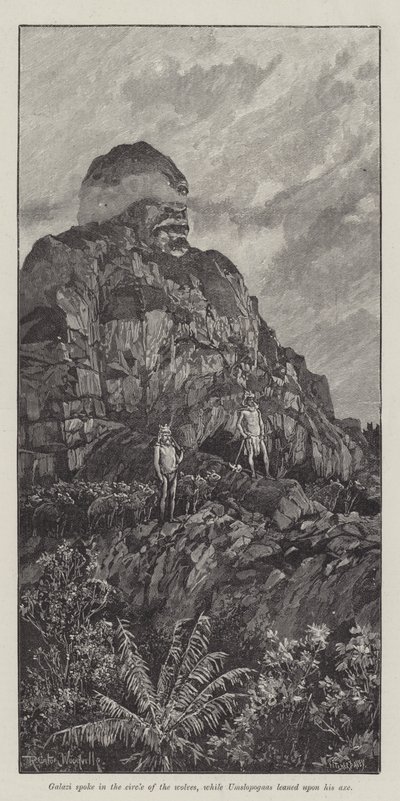 Lilia Nada — H Rider Haggard autorstwa Richard Caton Woodville junior