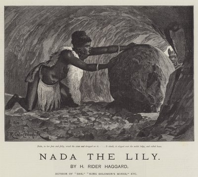 Lilia Nada — H Rider Haggard autorstwa Richard Caton Woodville junior