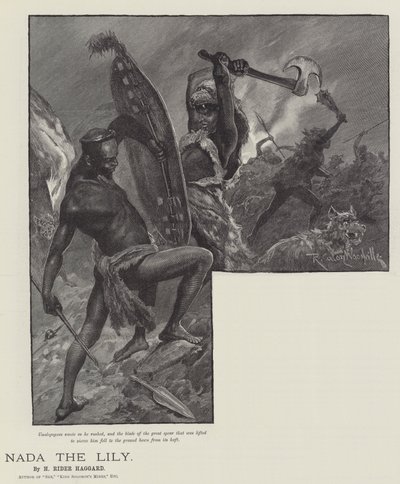 Lilia Nada — H Rider Haggard autorstwa Richard Caton Woodville junior