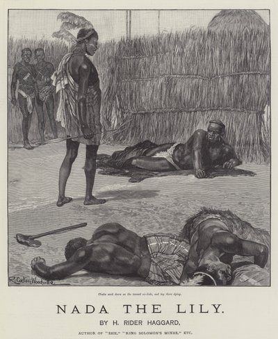 Lilia Nada — H Rider Haggard autorstwa Richard Caton Woodville junior