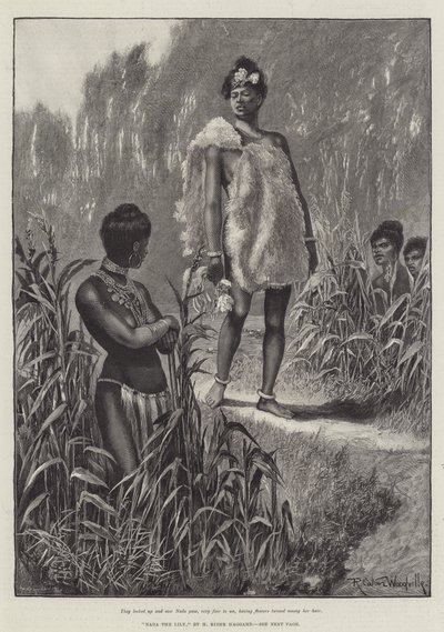 Lilia Nada — H Rider Haggard autorstwa Richard Caton Woodville junior