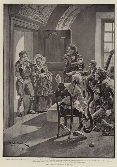 Siła muzyki autorstwa Richard Caton Woodville junior