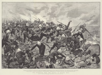 Wojna o Transwal, bitwa o wzgórze Majuba autorstwa Richard Caton Woodville junior