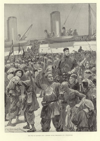 Wojna w Azji Wschodniej autorstwa Richard Caton Woodville junior