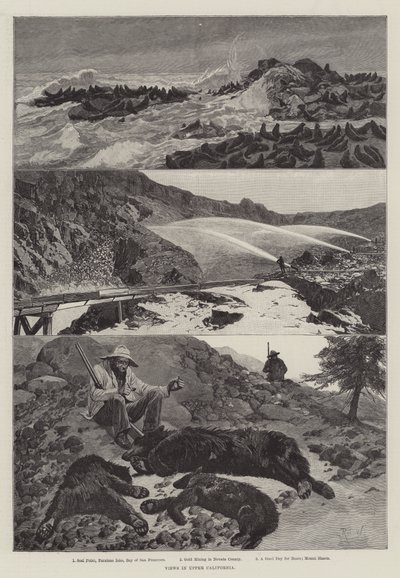 Widoki w Górnej Kalifornii autorstwa Richard Caton Woodville junior