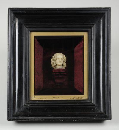 Popiersie dziewczynki, ok. 1850 (wosk) autorstwa Richard Cockle Lucas