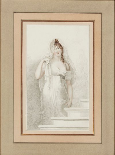 Portret Madame Recamier 1777-1849. autorstwa Richard Cosway