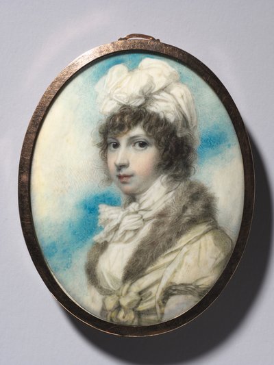 Portret Hon. Anne Annesley, późniejsza hrabina Mountnorris, ok. 1930 r. 1800. autorstwa Richard Cosway