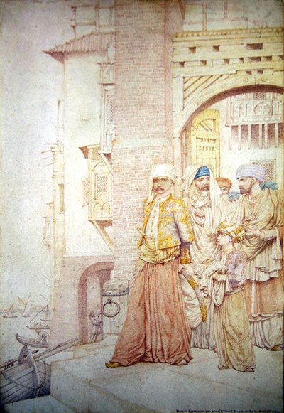 Egipska fantazja autorstwa Richard Dadd
