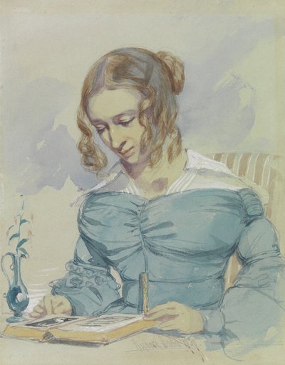 Portret Marii Elizabeth Dadd, siostry artysty autorstwa Richard Dadd