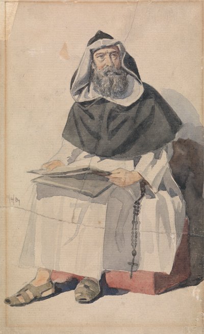 Portret mnicha autorstwa Richard Dadd