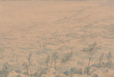 Wspomnienie scenerii górskiej w Caria, niedaleko Mylasy, Azja Mniejsza autorstwa Richard Dadd