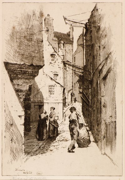 Wynd Tindala (akwaforta) autorstwa Richard Davidson Winter