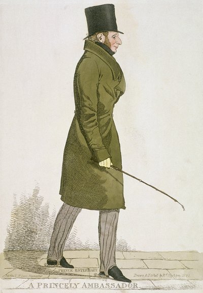 „Ambasador Książęcy”, 1822 r. autorstwa Richard Dighton