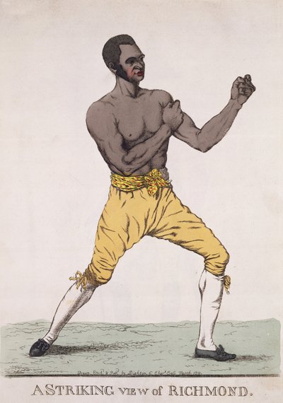 Uderzający widok Richmond, opublikowany 1810 (kolorowa akwaforta) autorstwa Richard Dighton