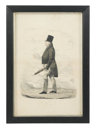 Henry Lygon, 4. hrabia Beauchamp (w/c i ołówek na papierze) autorstwa Richard Dighton